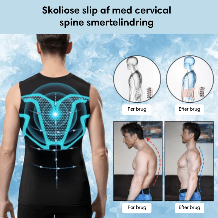 SlankStøtte™ | Ionisk Ærmeløs Shapewear Trøje | I dag 50% rabat