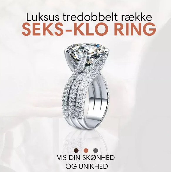 Diamantdrøm™ | Den bedste julegave nogensinde! 3 karat superglitrende moissanitring