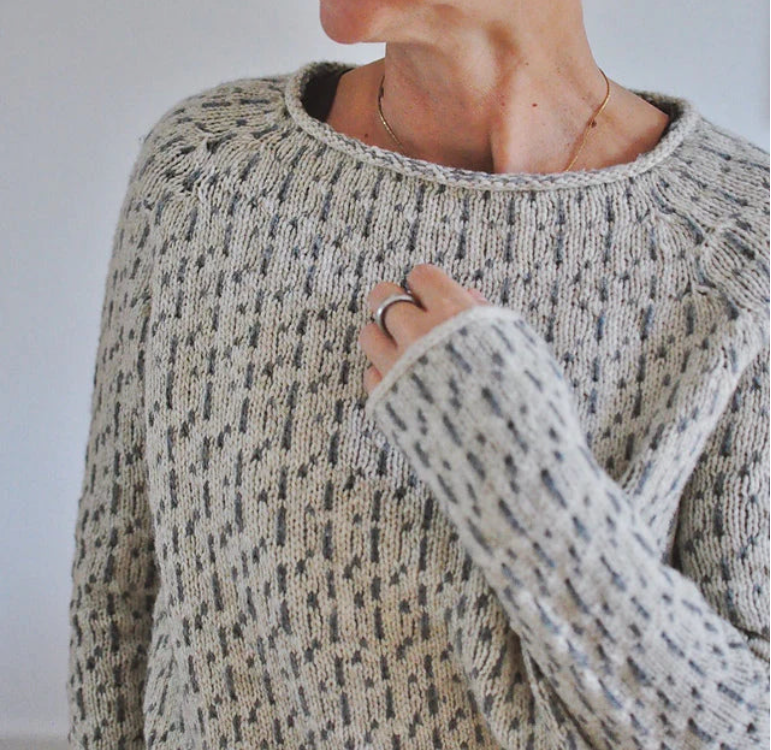 Marina™ | Elegant grå sweater med bådhalsudskæring | I dag 50% rabat