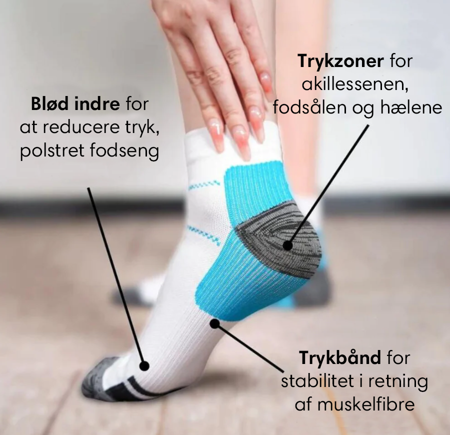 AktivSokker™ | Ortopædiske kompressionsstrømper | Køb 2 få 2 gratis