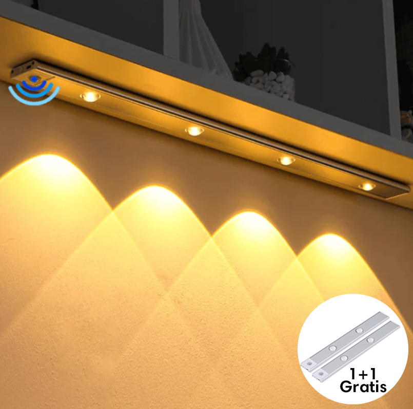 Lumina™ | Trådløs LED-skabslys med bevægelsessensor | Køb 1 få 1 gratis