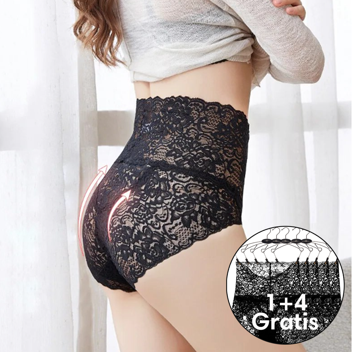 Victoria™ | Højtaljede dame trusser | 5 stk sæt